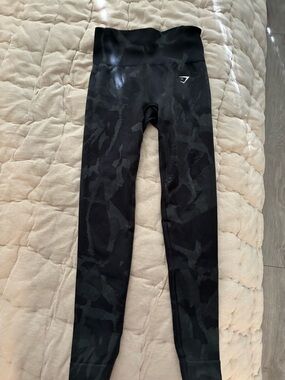 Gymshark Black Camo High-Waist Leggings